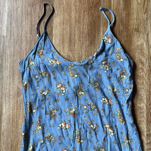 Reformation Dress Womens XS Blue Yellow Ventura Floral‎ Slip Dress Mini - Picture 2 of 8